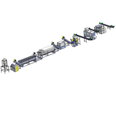 Vollautomatische Waschmaschine für das Recycling von Kunststoffen 1000 kg/h für PP-PE-Folien / PP-Gewebebeutel