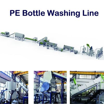Waschmaschine aus HDPE-Kunststoff Waschflaschen-Recyclingmaschine 200kw