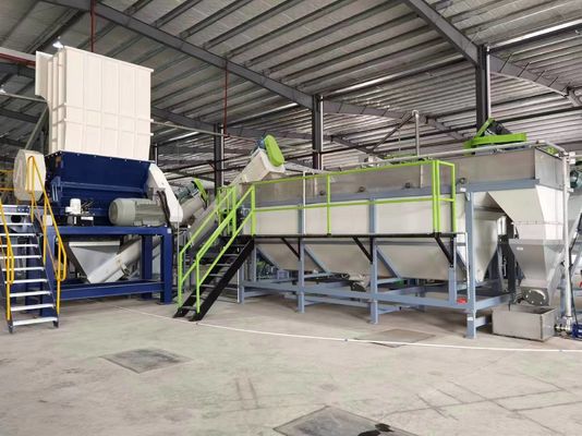 Automatische Flaschenwaschmaschine Kunststoffflaschenrecyclingmaschine HDPE / PP / LDPE