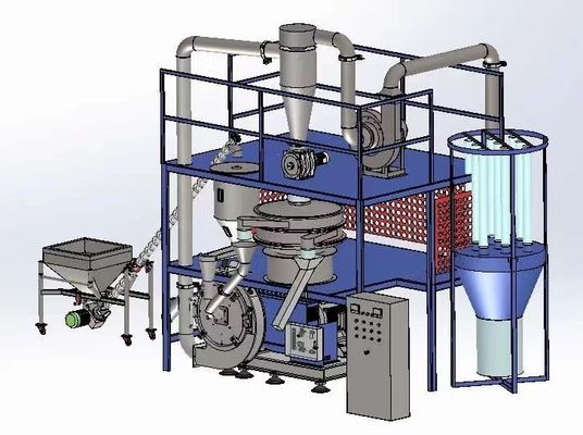 LDPE/HDPE Kunststoffgranulator Kunststoffpulverisiermaschine zum Recycling