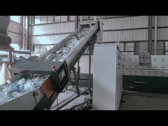 Maschine für das Recyceln von BOPP-Plastikfolien mit einem Doppelstadium-Ein-Schraub-Extruder