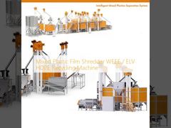 Vermischte Kunststofffolie-Schredder WEEE / ELV HDPE-Recyclingmaschine